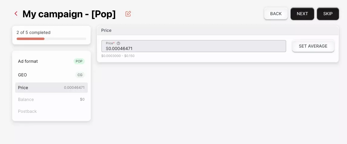 ad network cpc bid